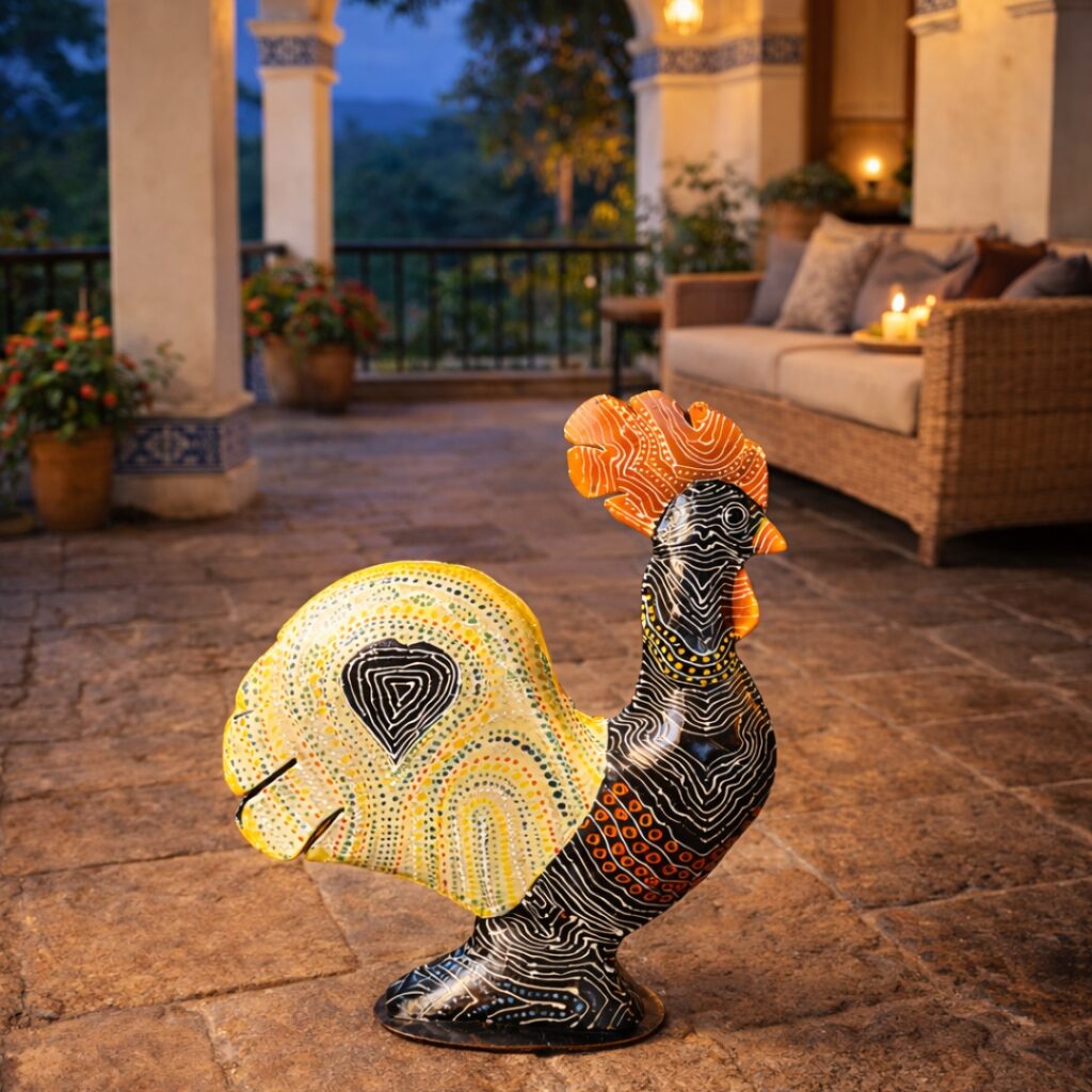 Garden Roster Garden Rooster | Rooster Garden Decor - Parodarsh